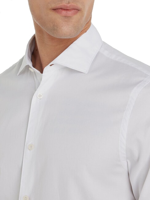 TH  Camicia in cotone, a maniche lunghe optic white - Camicie Uomo