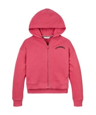 TOMMY HILFIGER TH  Felpa con zip heritage pink - Felpe Bambini - 4