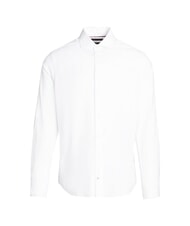 TOMMY HILFIGER TH  Camicia maniche lunghe in cotone optic white - Camicie Uomo - 4
