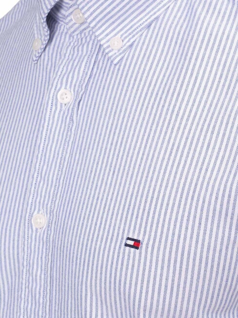 TH FLAG Camicia in cotone royal blue / white - Camicie Uomo