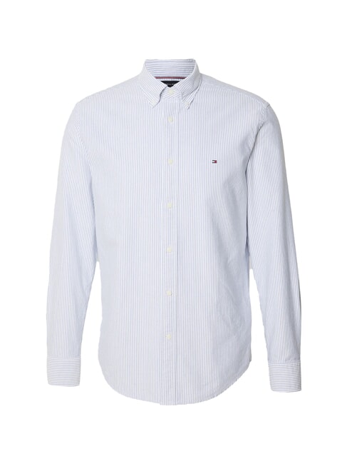 TH FLAG Camicia in cotone royal blue / white - Camicie Uomo