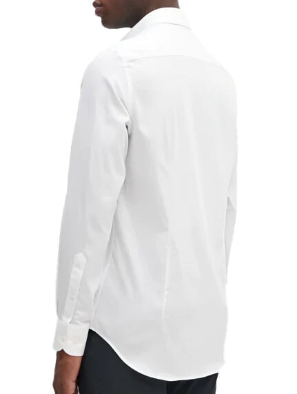 TH Iconic Flag Camicia in cotone optic white - Camicie Uomo