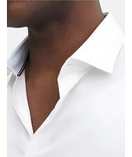 TOMMY HILFIGER TH Iconic Flag Camicia in cotone optic white - Camicie Uomo - 4