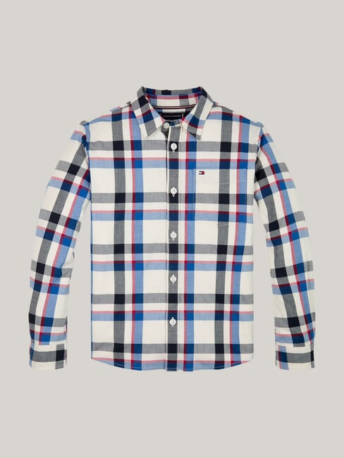 TH KIDS Camicia tartan vibrant indigo - Camicie Bambino