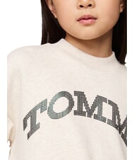TOMMY HILFIGER TH  Felpa heathered oat - Felpe Bambini - 3