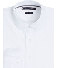 TOMMY HILFIGER TH  Camicia in misto cotone optic white - Camicie Uomo - 5