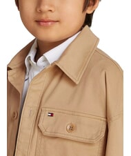TOMMY HILFIGER TH KIDS Giacca Overshirt classic khaki - Camicie Bambino - 3