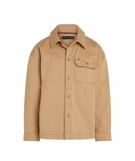 TOMMY HILFIGER TH KIDS Giacca Overshirt classic khaki - Camicie Bambino - 4