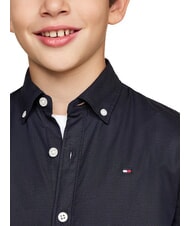 TOMMY HILFIGER TH KIDS Camicia a maniche lunghe in cotone desert sky - Camicie Bambino - 3