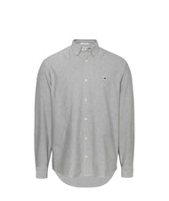 TOMMY HILFIGER TH JEANS Camicia in cotone silver grey htr - Camicie Uomo - 4
