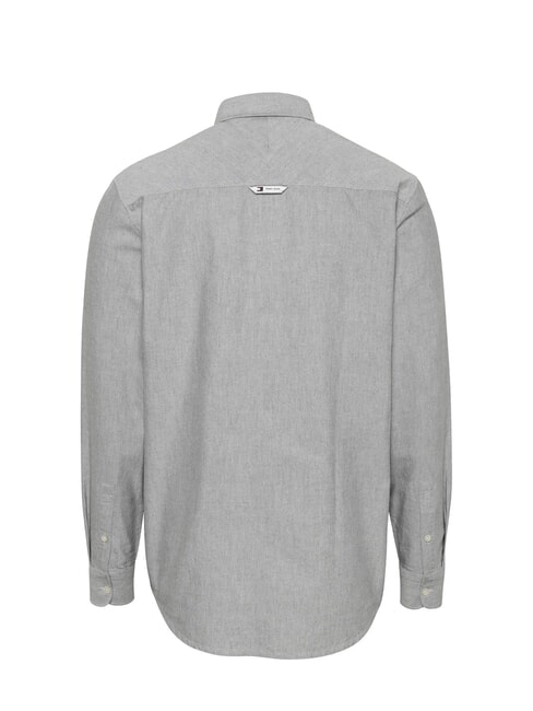 TH JEANS Camicia in cotone silver grey htr - Camicie Uomo