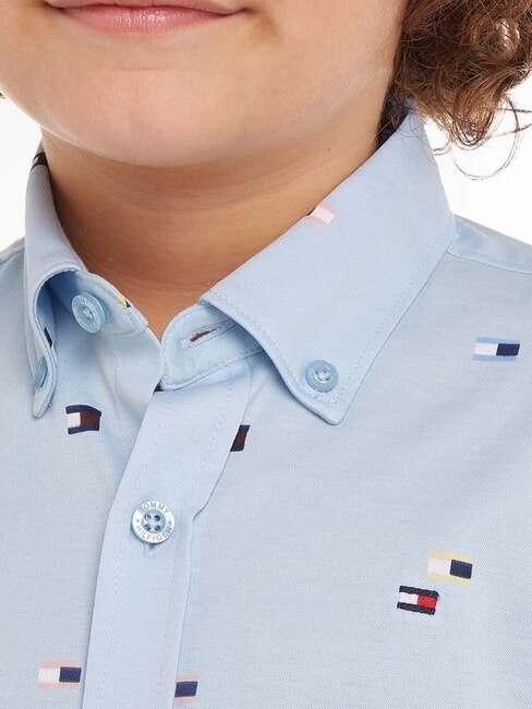 TH KIDS Camicia in cotone maniche lunghe vessel blue - Camicie Bambino
