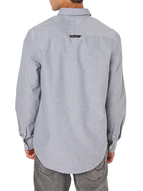 TH JEANS Camicia in cotone dark night navy - Camicie Uomo