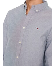 TOMMY HILFIGER TH JEANS Camicia in cotone dark night navy - Camicie Uomo - 3