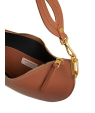 COCCINELLE SUNUP Borsa a spalla media in pelle cognac/noir - Borse Donna - 3