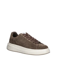 GUESS ELBA Sneakers in pelle suede brown - Scarpe Uomo - 3
