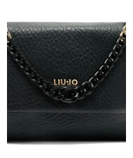 LIUJO MEHMET Borsa a tracolla catena bicolor NERO - Borse Donna - 6
