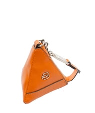 PIQUADRO CAMPIONARIO - MUSE Astuccio portachiavi/portamonete in pelle arancio2 - Portachiavi - 2