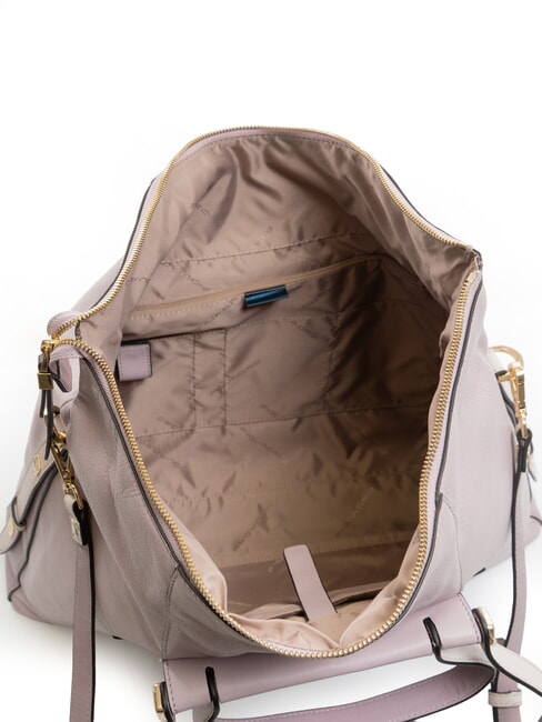 CAMPIONARIO - CIRCLE  Borsa porta PC 15,6", in pelle viola/viola - Cartelle Lavoro