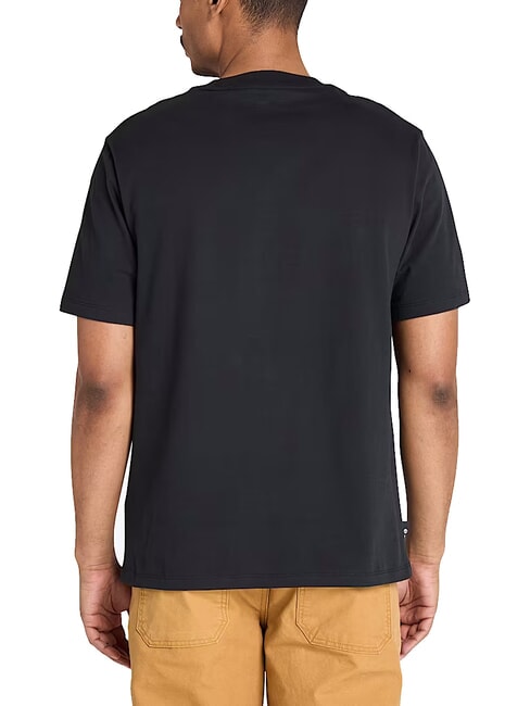 EMBROIDERY TONAL T-shirt in cotone NERO - T-shirt Uomo