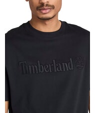 TIMBERLAND EMBROIDERY TONAL T-shirt in cotone NERO - T-shirt Uomo - 3