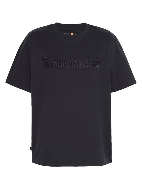EMBROIDERY TONAL T-shirt in cotone NERO - T-shirt Uomo