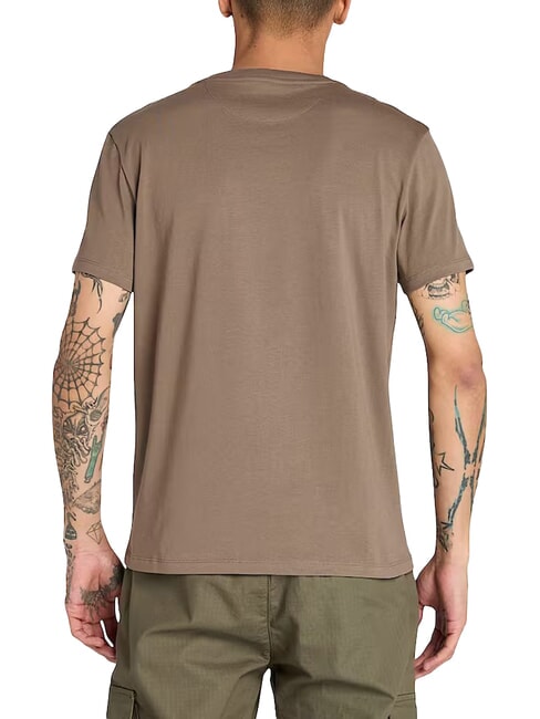 SS DUNRIVER CREW T-shirt in cotone chocolate chip - T-shirt Uomo