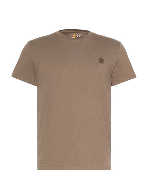 SS DUNRIVER CREW T-shirt in cotone chocolate chip - T-shirt Uomo