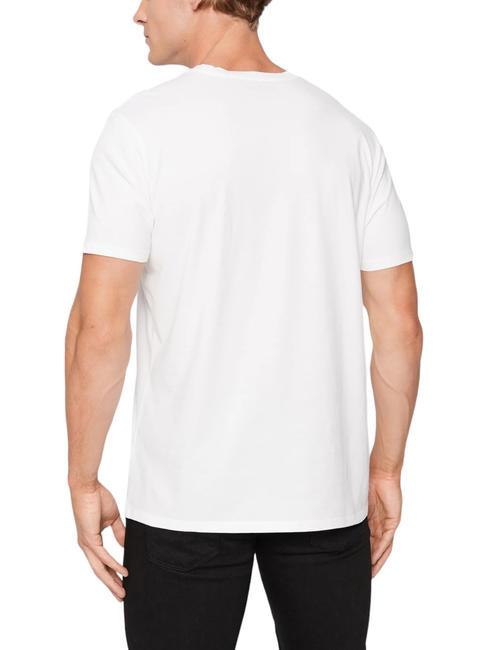 TRI LOGO T-shirt in cotone purwhite - T-shirt Uomo