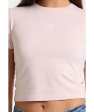 GUESS JEANS SS CN EMB STAR  T-shirt blush cotton - T-shirt e Top Donna - 3