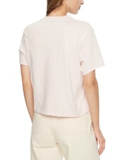 GUESS JEANS SS CN BOXY ICONIC  T-Shirt in cotone - T-shirt e Top Donna