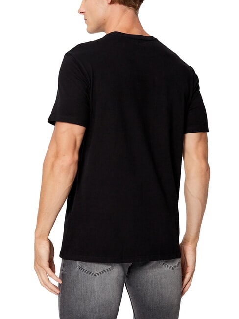 TRI LOGO T-shirt in cotone jetbla - T-shirt Uomo