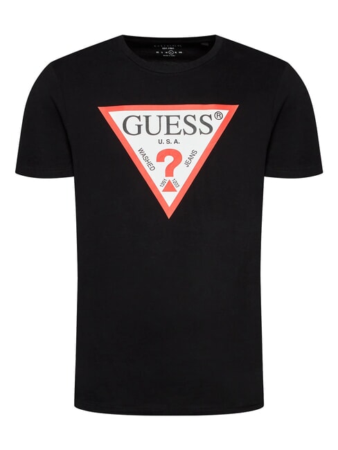 TRI LOGO T-shirt in cotone jetbla - T-shirt Uomo