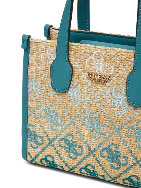SILVANA Mini Bag a mano, con tracolla teal logo - Borse Donna