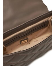 GUESS TAMSIN Borsetta a tracolla dark taupe - Borse Donna - 4