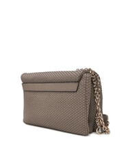 GUESS PHAEDRA Borsa intrecciata a tracolla dark taupe - Borse Donna - 2