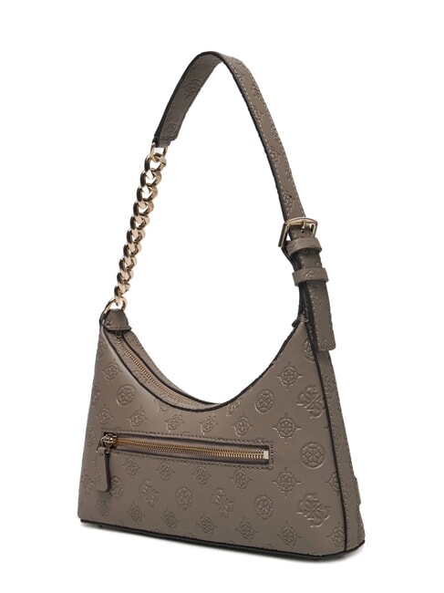 ZARELA  Borsa a spalla dark taupe logo - Borse Donna