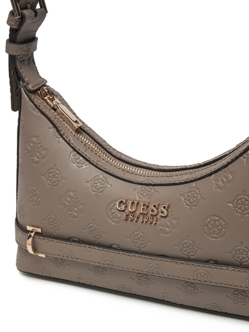 ZARELA  Borsa a spalla dark taupe logo - Borse Donna