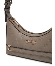 GUESS ZARELA  Borsa a spalla dark taupe logo - Borse Donna - 3