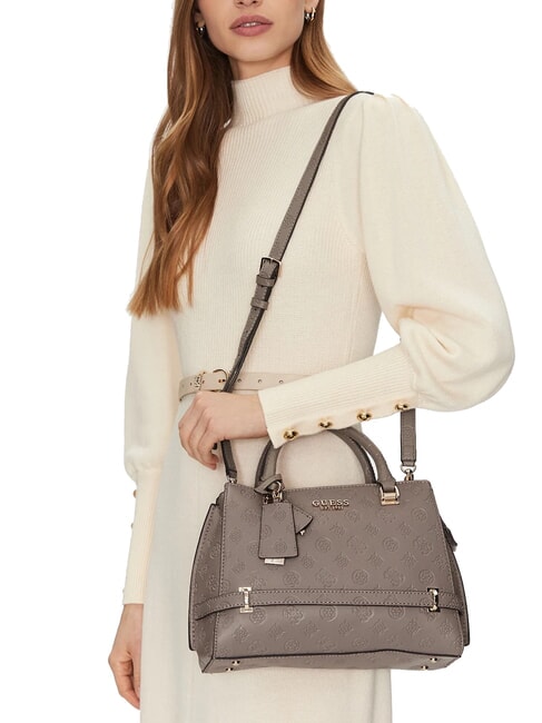 ZARELA  Borsa a mano, con tracolla dark taupe logo - Borse Donna
