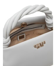 GUESS SANSA Mini Bag a mano, con tracolla white - Borse Donna - 4