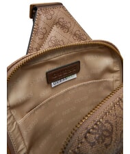 GUESS MILANO 4G Maxi Borsello beige/brown - Tracolle Uomo - 4