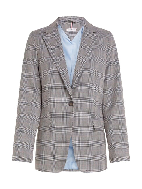 TH Blazer global stp check/ s/ texture h grey - Giacche Donna