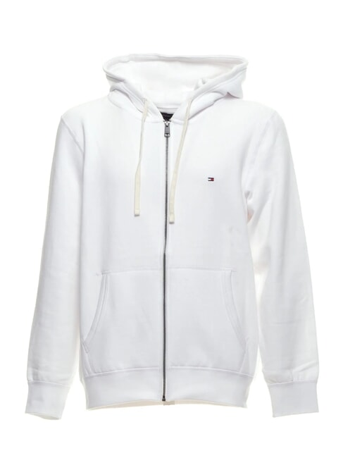 TH Felpa con zip white - Felpe Uomo