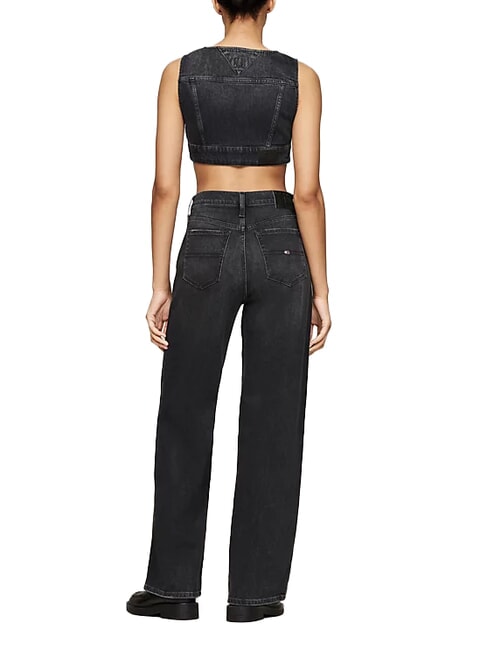 TH JEANS Top in denim denim black - T-shirt e Top Donna