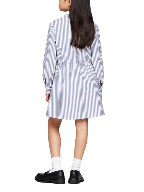 TH Vestito in cotone mid blue / optic white - Vestiti Bambine