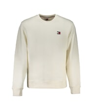 TOMMY HILFIGER TH JEANS MINI FLAG Felpa in cotone ancient white - Felpe Uomo - 3