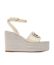GUESS TANVEE Sandali espadrillas alti con zeppa cream/gold - Scarpe Donna - 2