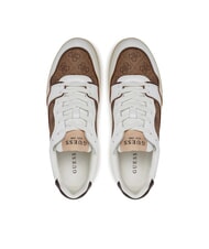 GUESS WINNO II Sneakers con inserti logo 4G Beige/Brown - Scarpe Uomo - 3