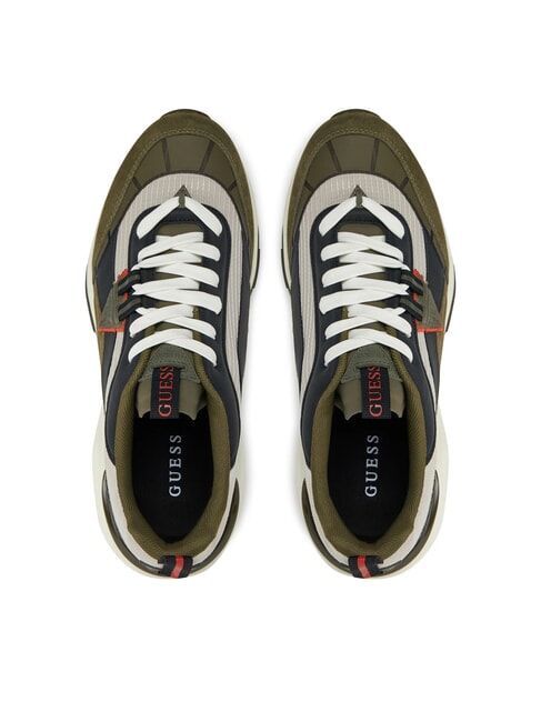 VALENCIA Sneakers running green black ivory re - Scarpe Uomo